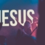 City Church Wolverhampton + sign at a music concert that reads "Jesus"